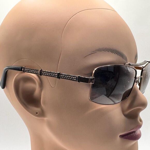 NOS Vintage Y2K Designer Men\'s Sunglasses Cole Haan | Leather Wrapped Double Bar main image 7